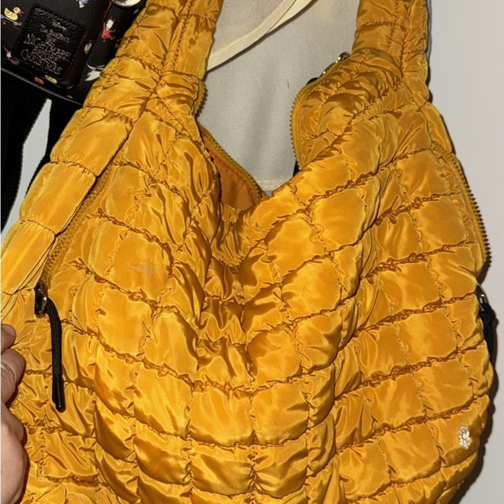 Yellow Quilted Women's Bag